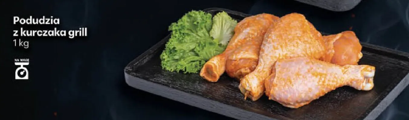Podudzia z kurczaka grill promocja w Delikatesy Centrum