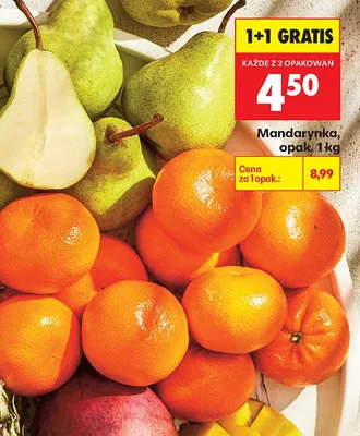 Mandarynka promocja w Biedronka