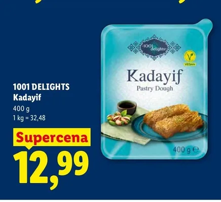 Ciasto Kadayif 1001 Delights promocja w Lidl
