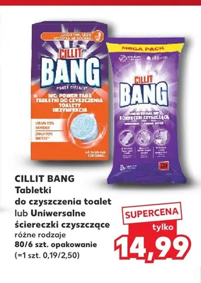 Uniwersalne ściereczki czyszczące Cillit Bang promocja w Kaufland