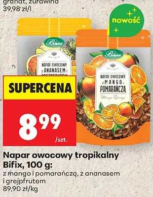 Napar owocowy tropikalny Bifix promocja w Biedronka