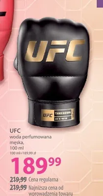 Perfumy UFC męskie czarne promocja w Hebe