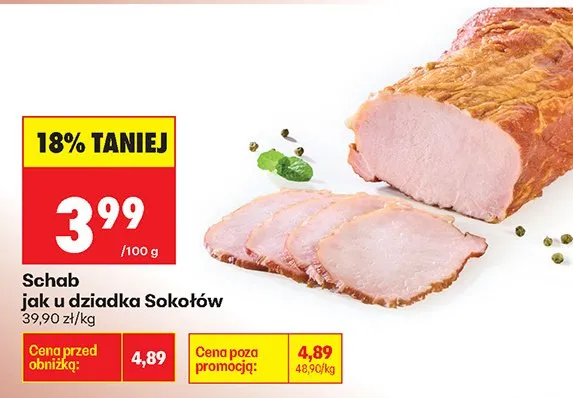 Schab jak u dziadka Sokołów promocja w Biedronka