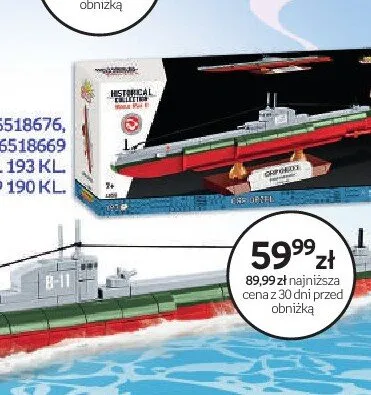 Klocki COBI 76518676 ORP Orzeł 193 kl. promocja w Empik