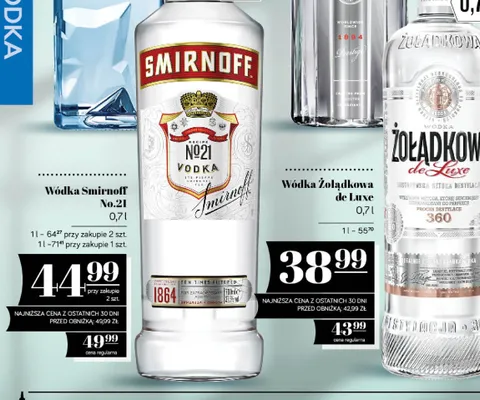Wódka Smirnoff No.21 promocja w POLOmarket