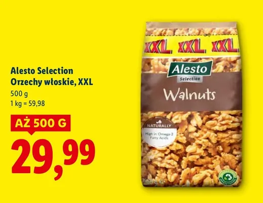 Orzechy włoskie promocja w Lidl