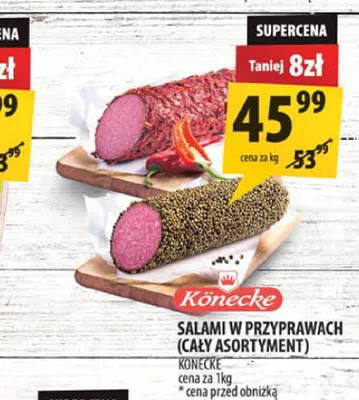 Salami w przyprawach Könecke promocja w Arhelan
