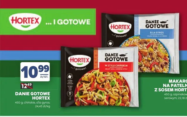 Danie gotowe chińskie Hortex promocja w Stokrotka