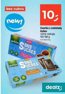 Ciastka z czekoladą Sans Sucres różne rodzaje promocja w Dealz