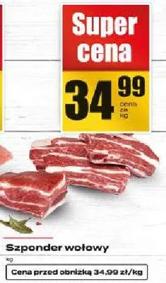 Szponder wołowy promocja w Supeco