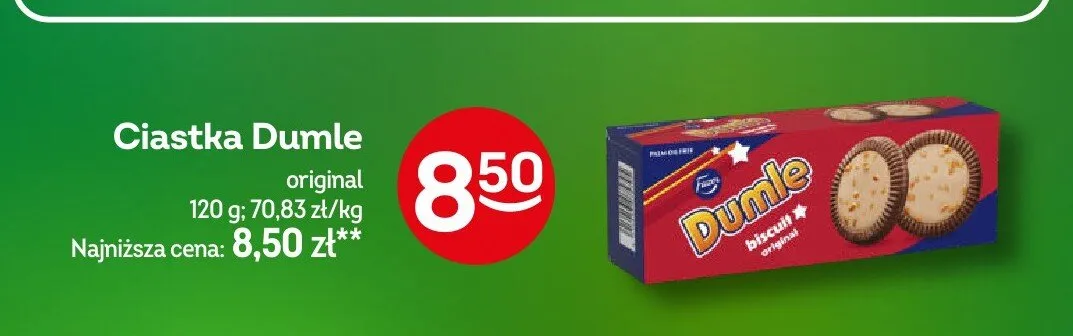 Ciastka Dumle original promocja w Żabka