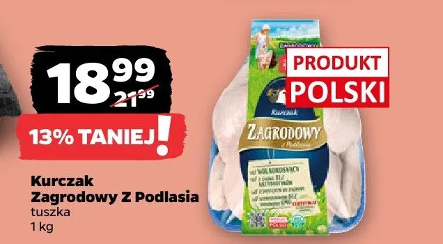 Kurczak tuszka promocja w Netto