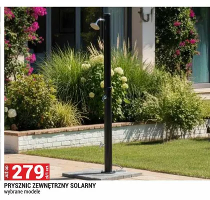 Prysznic zewnętrzny solarny promocja w Merkury Market