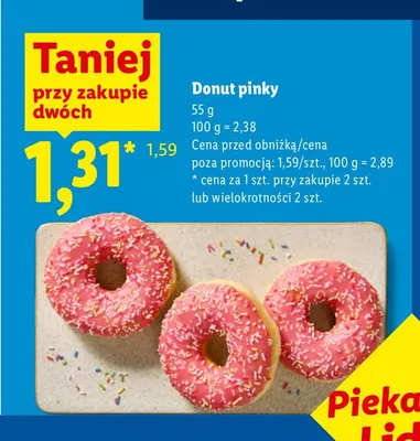 Donut pinky promocja w Lidl