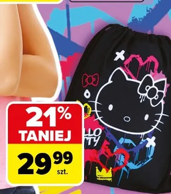 Worek Vert CoolPack Hello Kitty promocja w Carrefour