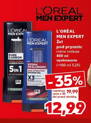 Żel pod prysznic L'Oréal Men Expert Hydra Hyaluronic promocja w Kaufland