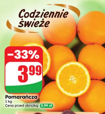 Pomarańcze promocja w Dino