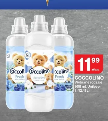 Płyn do płukania Coccolino Blue Splash promocja w Chorten