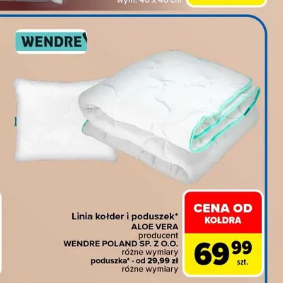 Kołdra Aloe Vera Wendre promocja w Carrefour