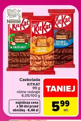 Czekolada KitKat Salted Caramel promocja w Carrefour Market