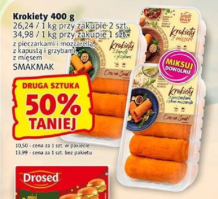 Krokiety z kapustą i grzybami Smakmak promocja w Prim Market