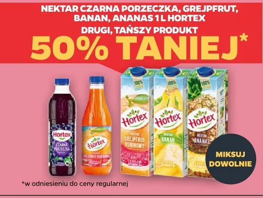 Nektar ananas Hortex promocja w Netto