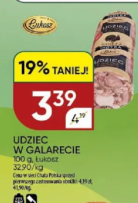Udziec w galarecie Łukosz promocja w Chata Polska