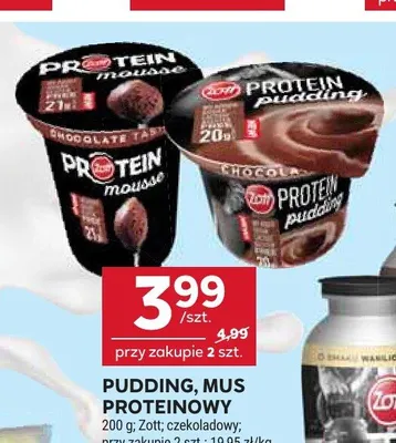 Mus proteinowy ZOTT Protein Mousse promocja w Stokrotka