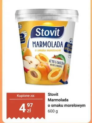 Marmolada o smaku morelowym promocja w Dino