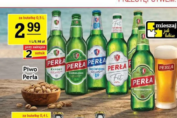 Piwo Perła Chmielowa promocja w Gram Market