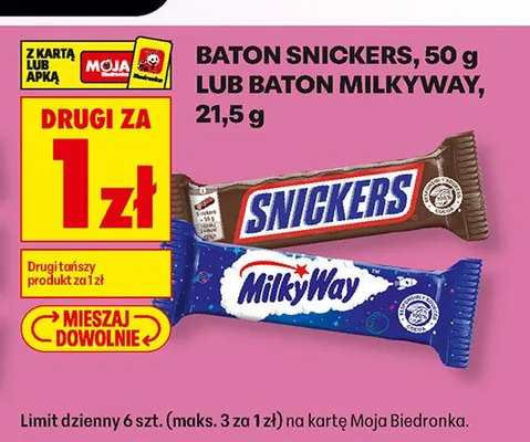 Baton MilkyWay promocja w Biedronka