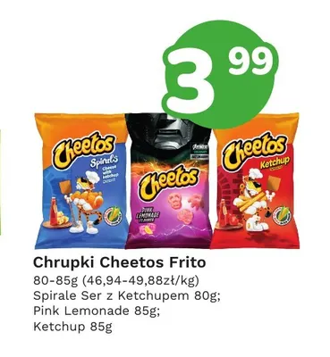 Chrupki Cheetos Pink Lemonade promocja w Limonka