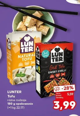 Tofu naturalne Lunter promocja w Kaufland