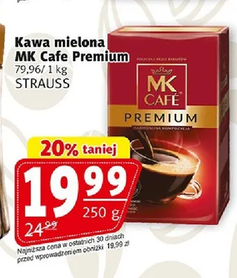 Kawa mielona MK Cafe Premium promocja w Prim Market