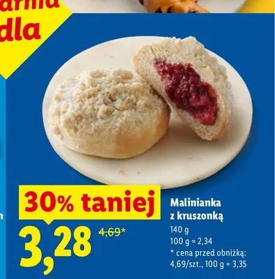 Malinianka z kruszonką promocja w Lidl