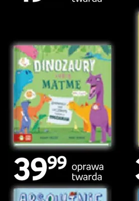 Książka Dinozaury grają w matmę oprawa twarda promocja w Empik