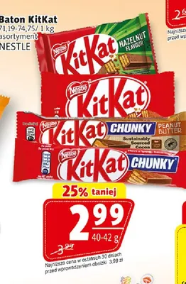Baton KitKat Hazelnut Flavour promocja w Prim Market