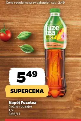 Napój Fuzetea promocja w Netto
