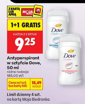 Antyperspirant w sztyfcie Classic Fresh promocja w Biedronka