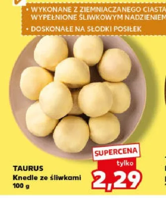 Knedle ze śliwkami promocja w Kaufland