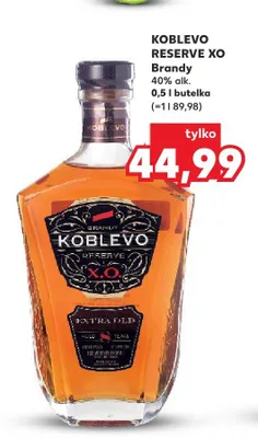 Brandy Reserve Xo 40% alk. promocja w Kaufland