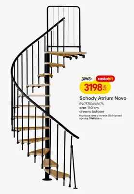 Schody Atrium Novo promocja w Castorama