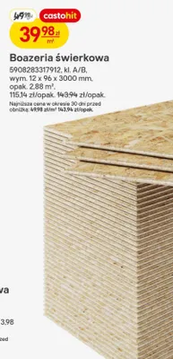 Boazeria świerkowa promocja w Castorama