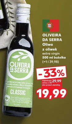 Oliwa z oliwek extra virgin Oliveira da Serra promocja w Kaufland