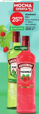 Wódka smakowa Absolwent Kaktus promocja w Żabka