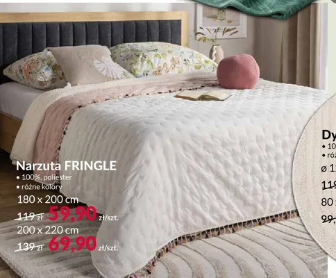 Narzuta FRINGLE 180x200 cm promocja w Salony Agata