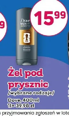 Żel pod prysznic Dove Men+Care promocja w Bliski