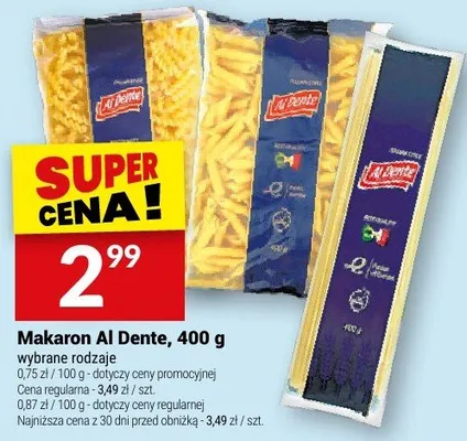 Makaron Al Dente promocja w Twój Market