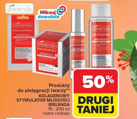 Produkty do pielęgnacji twarzy Kolagenowy Stymulator Młodości promocja w Carrefour