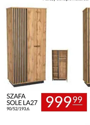 Szafa Sole LA27 promocja w Abra Meble